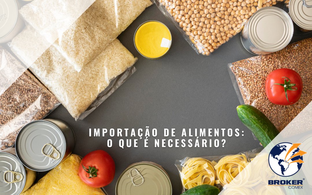 Importação de alimentos e bebidas em alta no Brasil